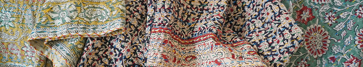 plaid kantha