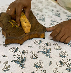impression block print savoir faire inde